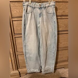 Hollister Light Blue Wide Leg Jeans